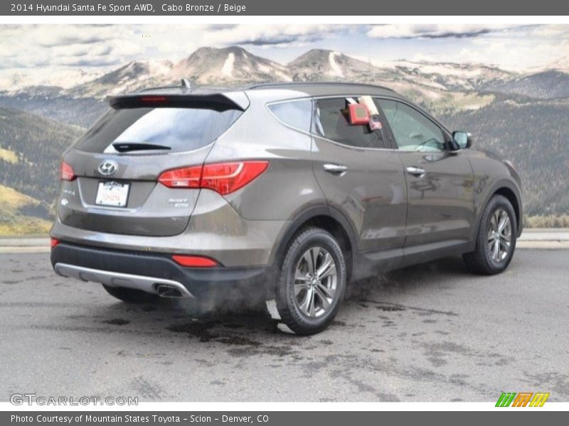 Cabo Bronze / Beige 2014 Hyundai Santa Fe Sport AWD