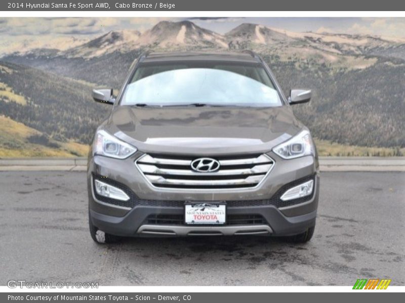 Cabo Bronze / Beige 2014 Hyundai Santa Fe Sport AWD