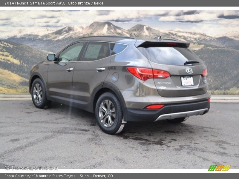 Cabo Bronze / Beige 2014 Hyundai Santa Fe Sport AWD