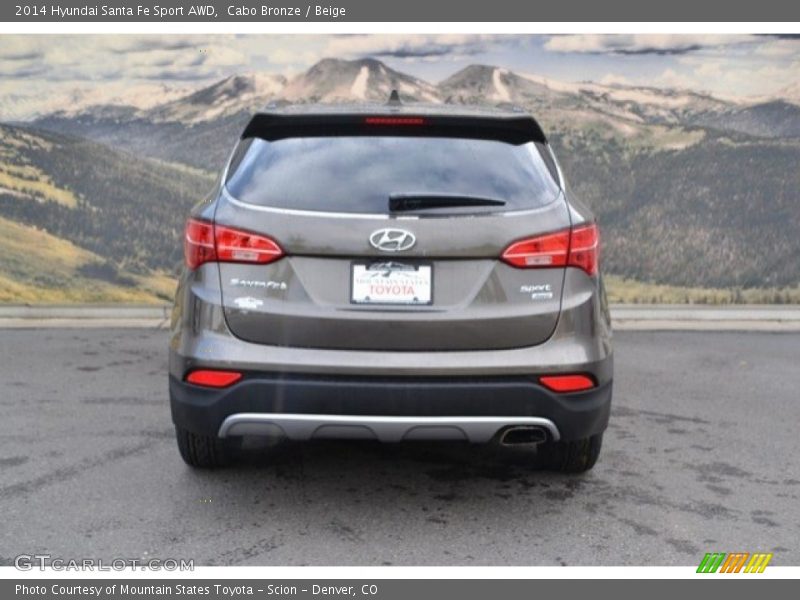 Cabo Bronze / Beige 2014 Hyundai Santa Fe Sport AWD