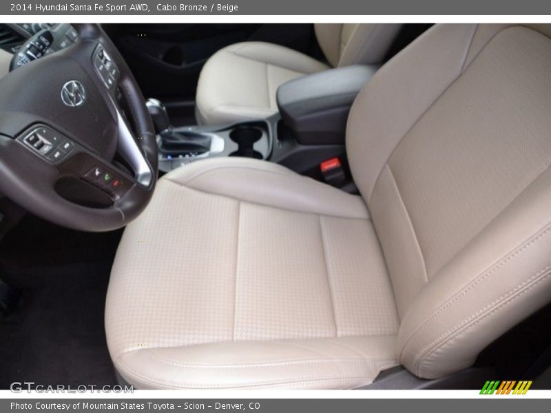 Cabo Bronze / Beige 2014 Hyundai Santa Fe Sport AWD