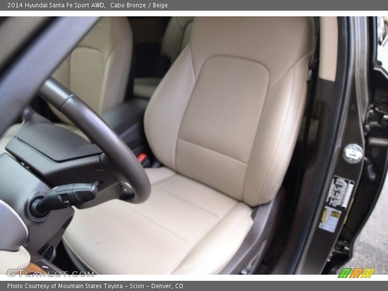 Cabo Bronze / Beige 2014 Hyundai Santa Fe Sport AWD