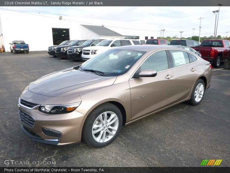 Sandy Ridge Metallic / Jet Black 2018 Chevrolet Malibu LT
