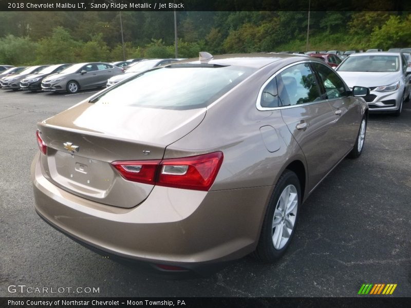 Sandy Ridge Metallic / Jet Black 2018 Chevrolet Malibu LT
