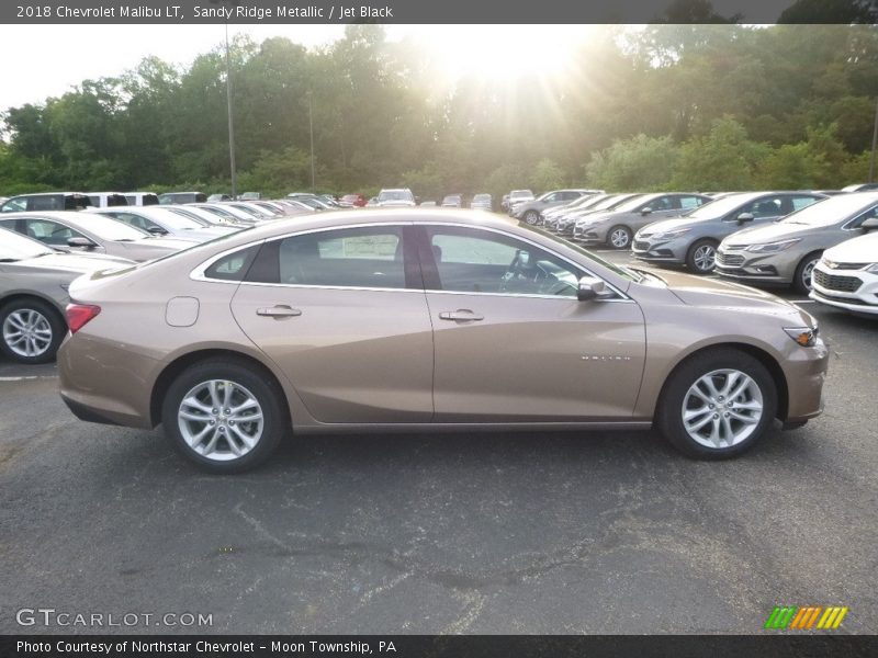 Sandy Ridge Metallic / Jet Black 2018 Chevrolet Malibu LT
