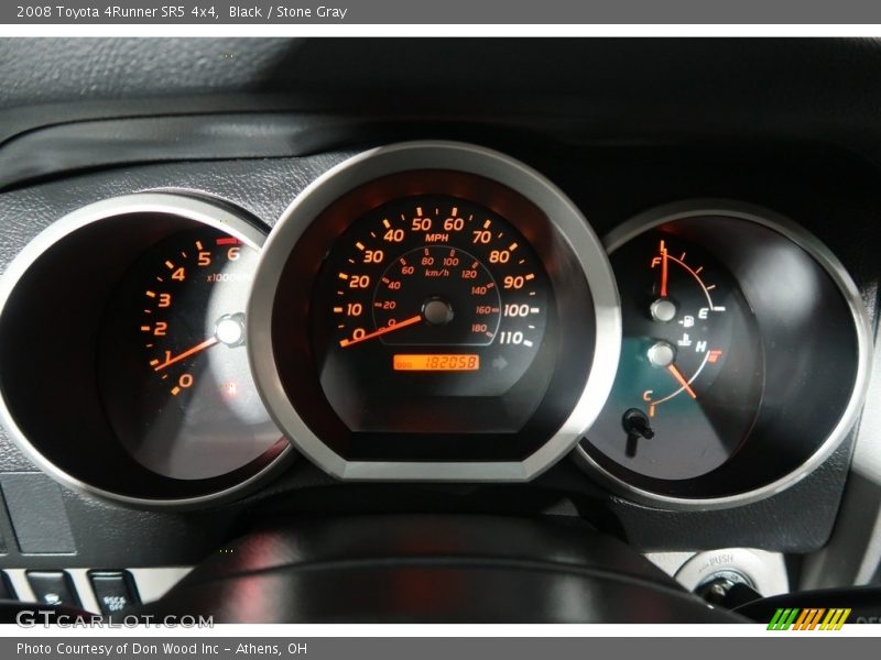 Black / Stone Gray 2008 Toyota 4Runner SR5 4x4