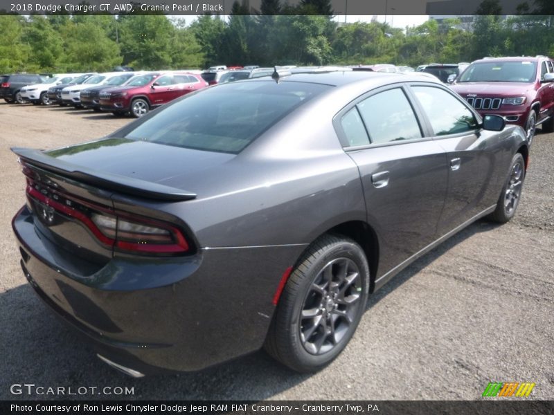 Granite Pearl / Black 2018 Dodge Charger GT AWD