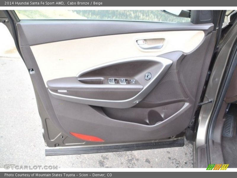 Cabo Bronze / Beige 2014 Hyundai Santa Fe Sport AWD