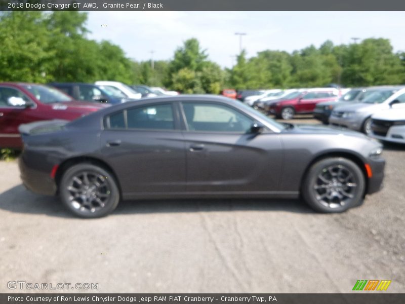 Granite Pearl / Black 2018 Dodge Charger GT AWD