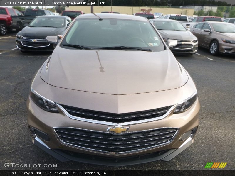 Sandy Ridge Metallic / Jet Black 2018 Chevrolet Malibu LT