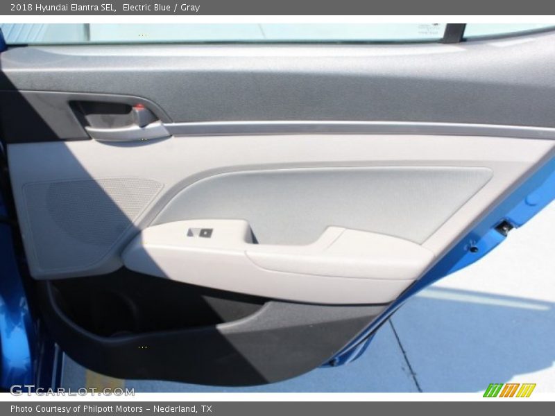 Electric Blue / Gray 2018 Hyundai Elantra SEL