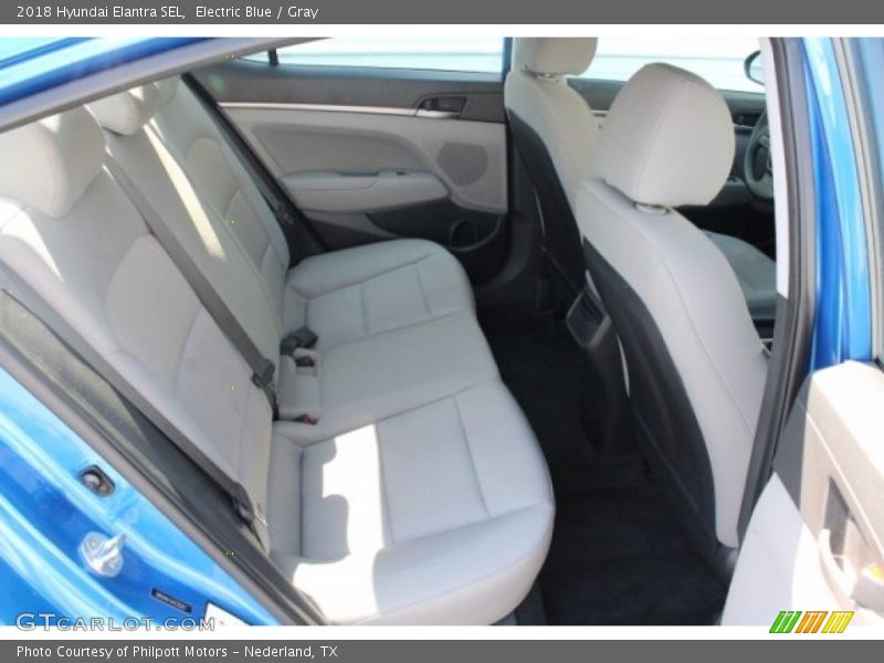 Electric Blue / Gray 2018 Hyundai Elantra SEL
