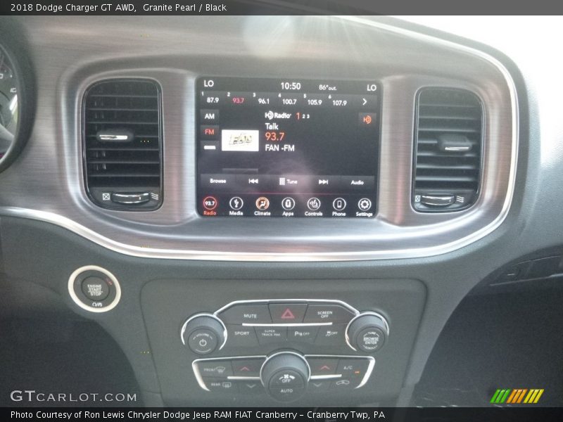 Granite Pearl / Black 2018 Dodge Charger GT AWD