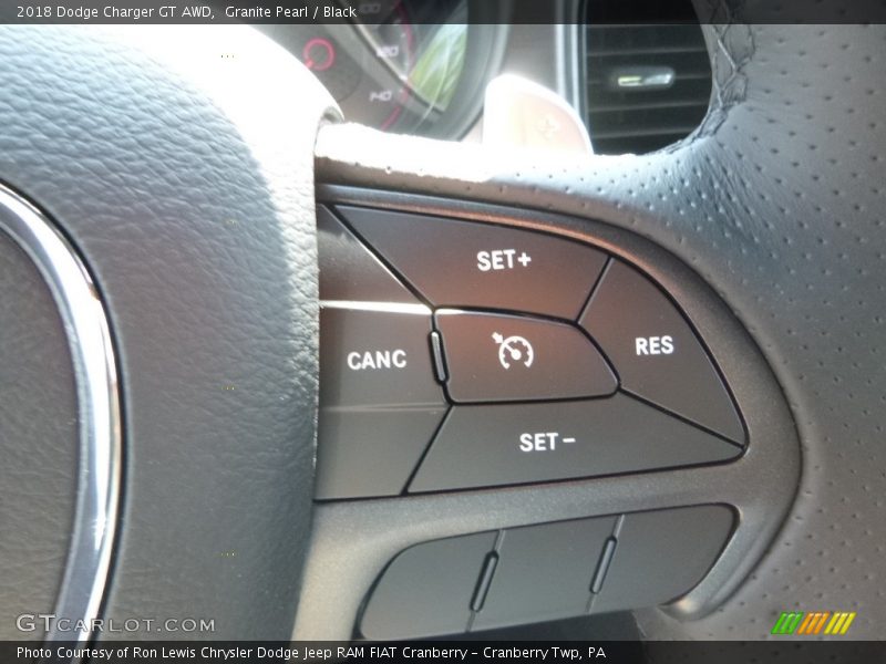 Granite Pearl / Black 2018 Dodge Charger GT AWD