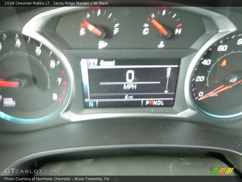 Sandy Ridge Metallic / Jet Black 2018 Chevrolet Malibu LT