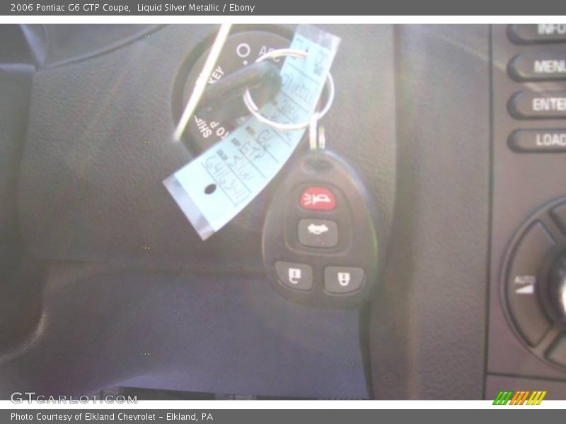 Liquid Silver Metallic / Ebony 2006 Pontiac G6 GTP Coupe