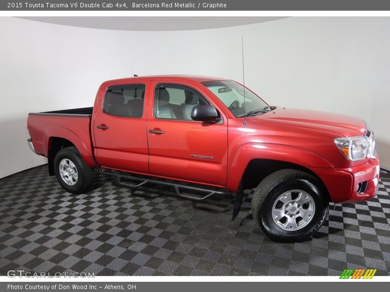 Barcelona Red Metallic / Graphite 2015 Toyota Tacoma V6 Double Cab 4x4