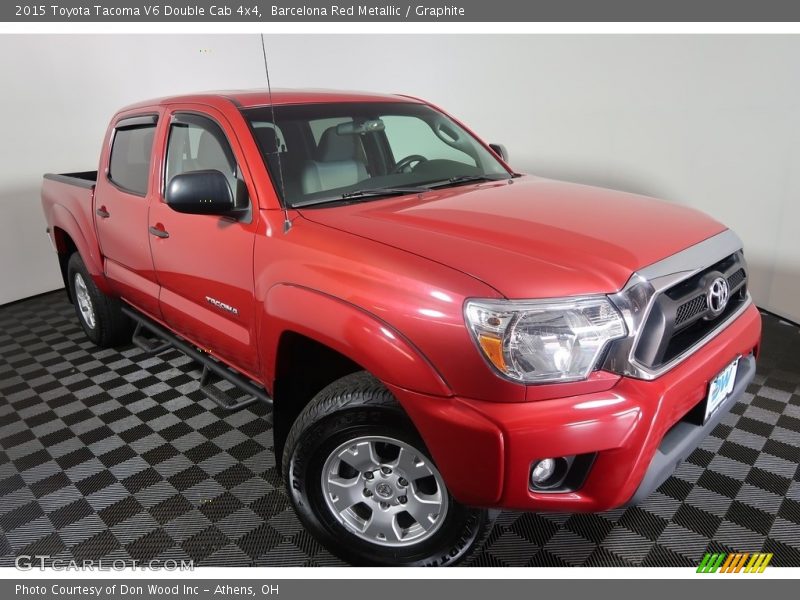 Barcelona Red Metallic / Graphite 2015 Toyota Tacoma V6 Double Cab 4x4