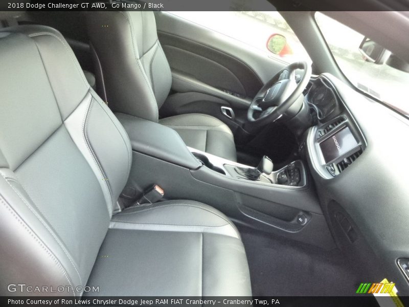 Go Mango / Black 2018 Dodge Challenger GT AWD