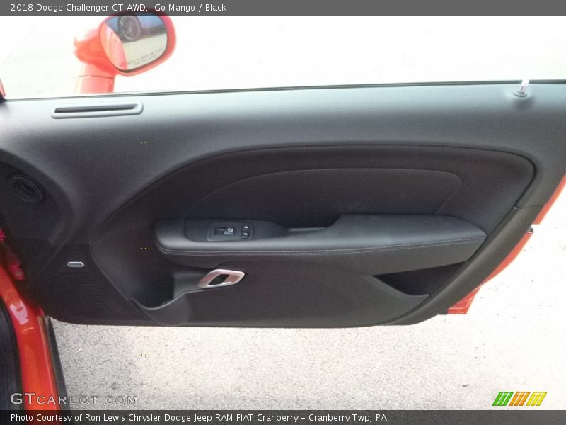 Go Mango / Black 2018 Dodge Challenger GT AWD