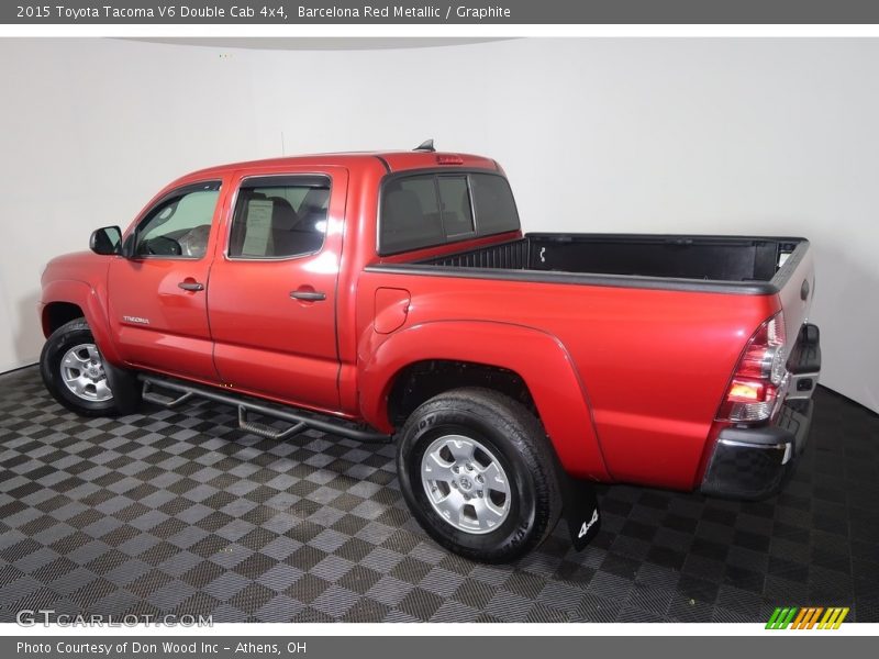 Barcelona Red Metallic / Graphite 2015 Toyota Tacoma V6 Double Cab 4x4