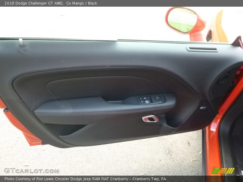 Go Mango / Black 2018 Dodge Challenger GT AWD