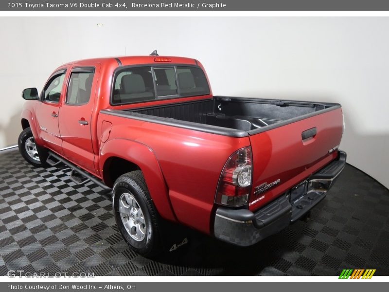 Barcelona Red Metallic / Graphite 2015 Toyota Tacoma V6 Double Cab 4x4
