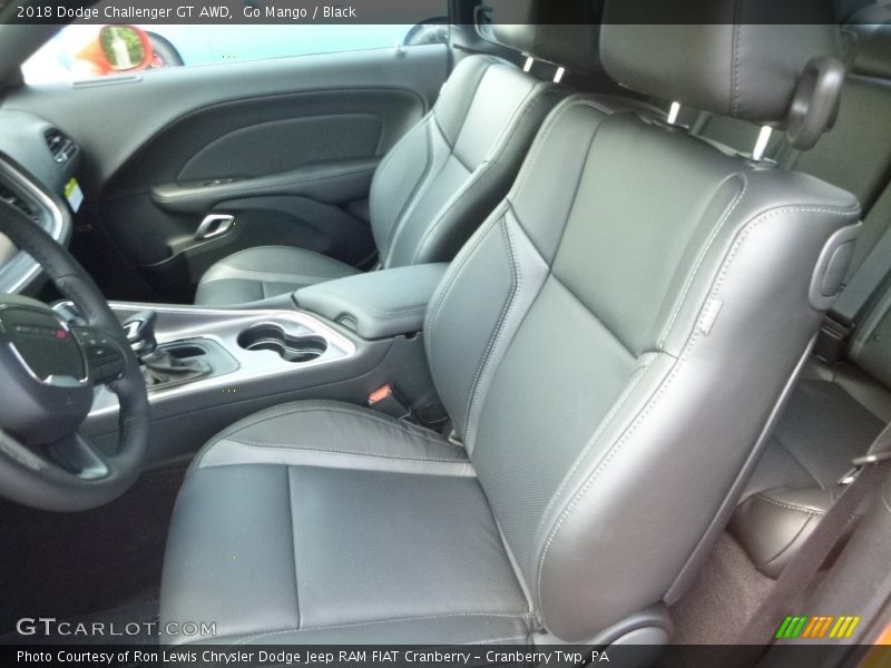 Go Mango / Black 2018 Dodge Challenger GT AWD