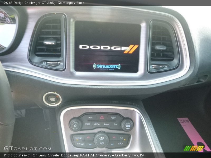 Go Mango / Black 2018 Dodge Challenger GT AWD