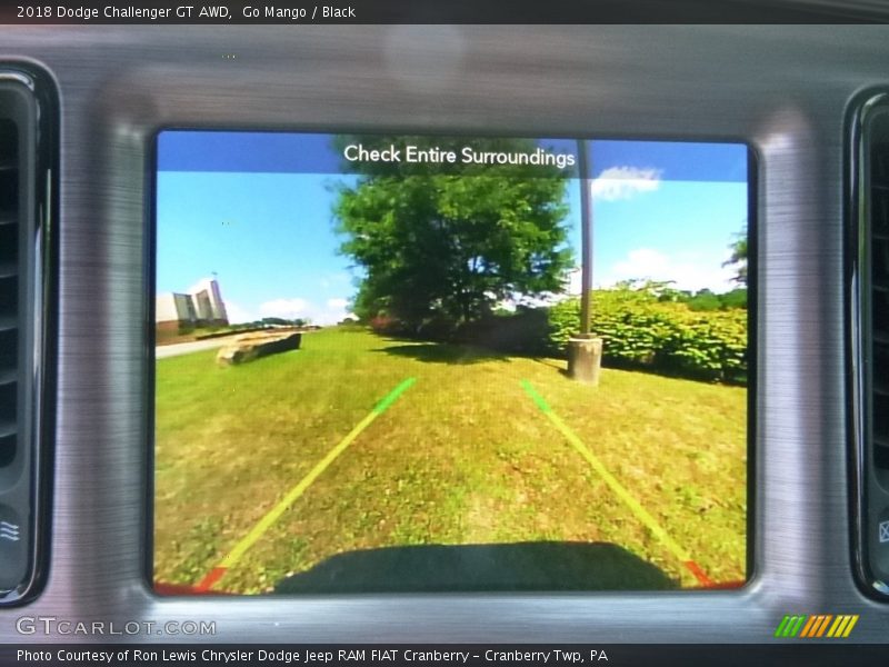 Go Mango / Black 2018 Dodge Challenger GT AWD