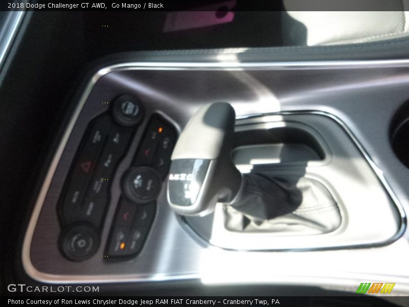 Go Mango / Black 2018 Dodge Challenger GT AWD