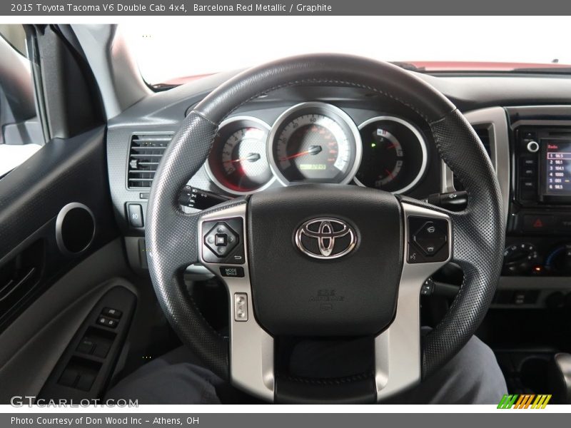 Barcelona Red Metallic / Graphite 2015 Toyota Tacoma V6 Double Cab 4x4