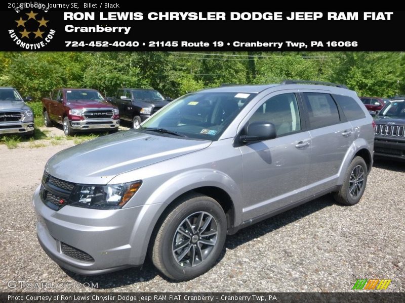 Billet / Black 2018 Dodge Journey SE