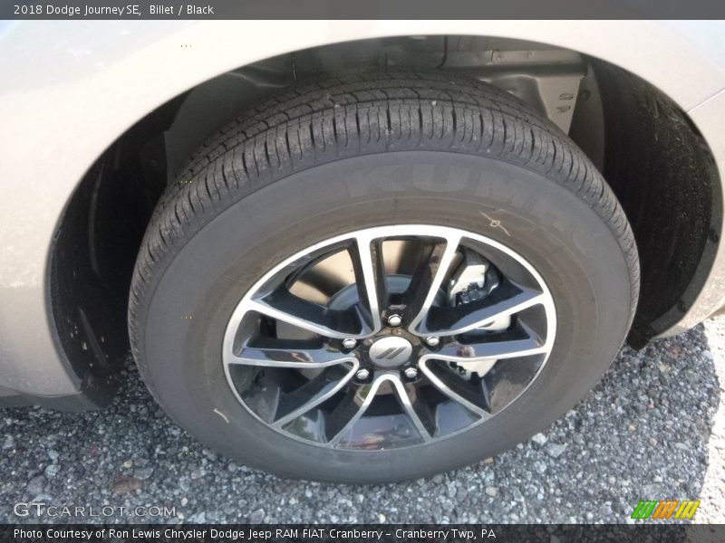 Billet / Black 2018 Dodge Journey SE
