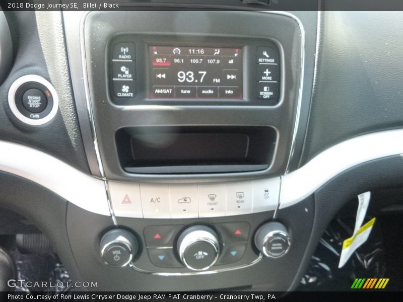 Billet / Black 2018 Dodge Journey SE