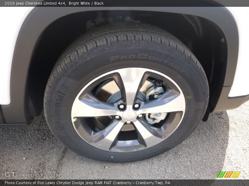 Bright White / Black 2019 Jeep Cherokee Limited 4x4