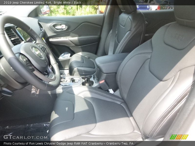 Bright White / Black 2019 Jeep Cherokee Limited 4x4
