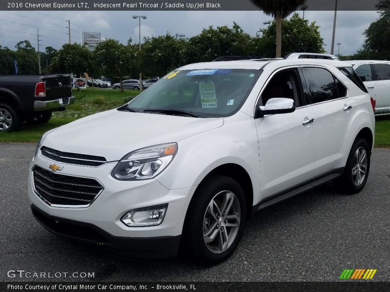 Iridescent Pearl Tricoat / Saddle Up/Jet Black 2016 Chevrolet Equinox LTZ