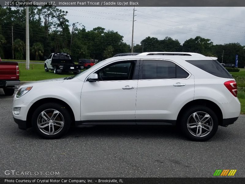 Iridescent Pearl Tricoat / Saddle Up/Jet Black 2016 Chevrolet Equinox LTZ