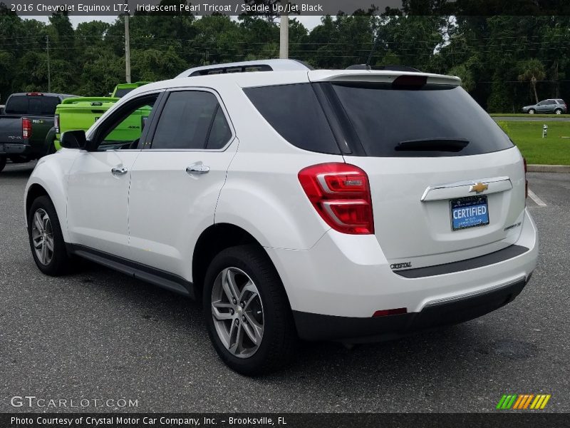 Iridescent Pearl Tricoat / Saddle Up/Jet Black 2016 Chevrolet Equinox LTZ
