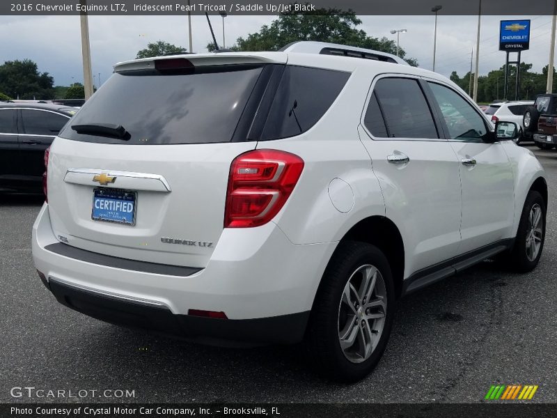 Iridescent Pearl Tricoat / Saddle Up/Jet Black 2016 Chevrolet Equinox LTZ