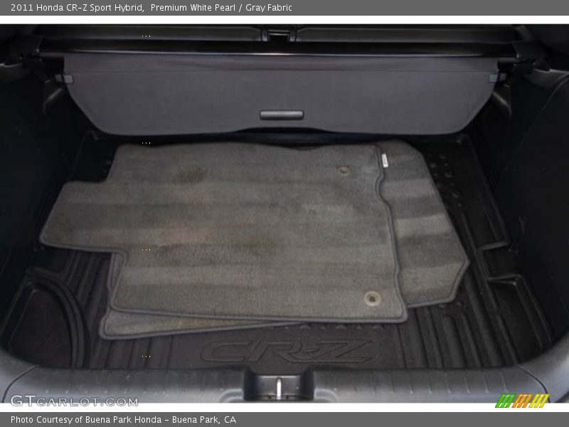 Premium White Pearl / Gray Fabric 2011 Honda CR-Z Sport Hybrid