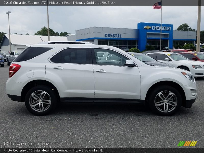 Iridescent Pearl Tricoat / Saddle Up/Jet Black 2016 Chevrolet Equinox LTZ