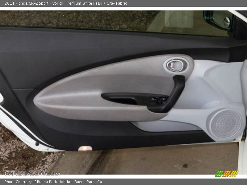 Premium White Pearl / Gray Fabric 2011 Honda CR-Z Sport Hybrid