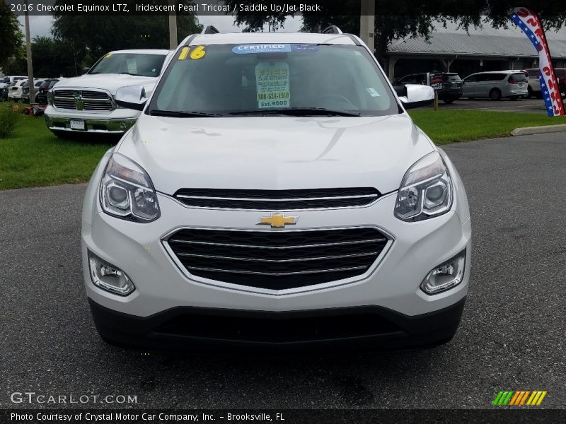 Iridescent Pearl Tricoat / Saddle Up/Jet Black 2016 Chevrolet Equinox LTZ