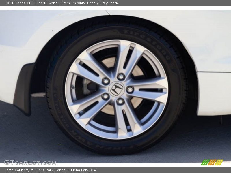 Premium White Pearl / Gray Fabric 2011 Honda CR-Z Sport Hybrid