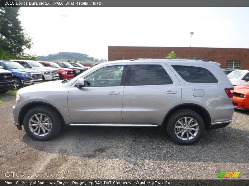 Billet Metallic / Black 2018 Dodge Durango SXT AWD