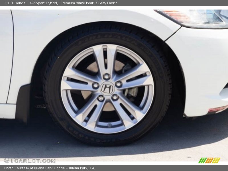 Premium White Pearl / Gray Fabric 2011 Honda CR-Z Sport Hybrid