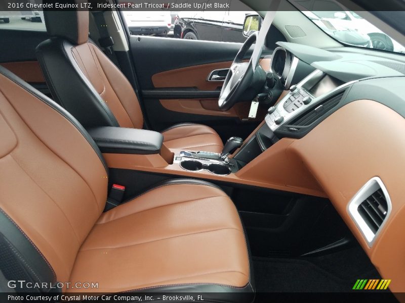 Iridescent Pearl Tricoat / Saddle Up/Jet Black 2016 Chevrolet Equinox LTZ