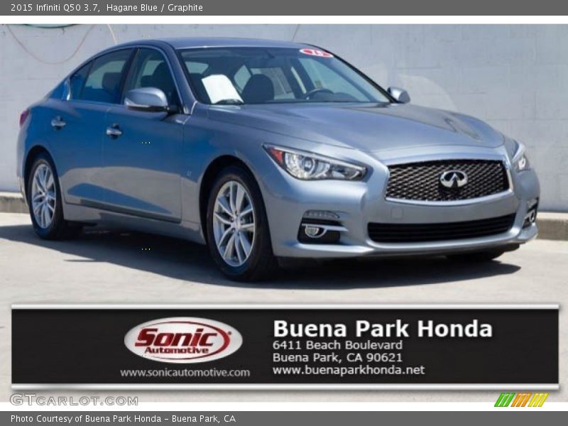 Hagane Blue / Graphite 2015 Infiniti Q50 3.7